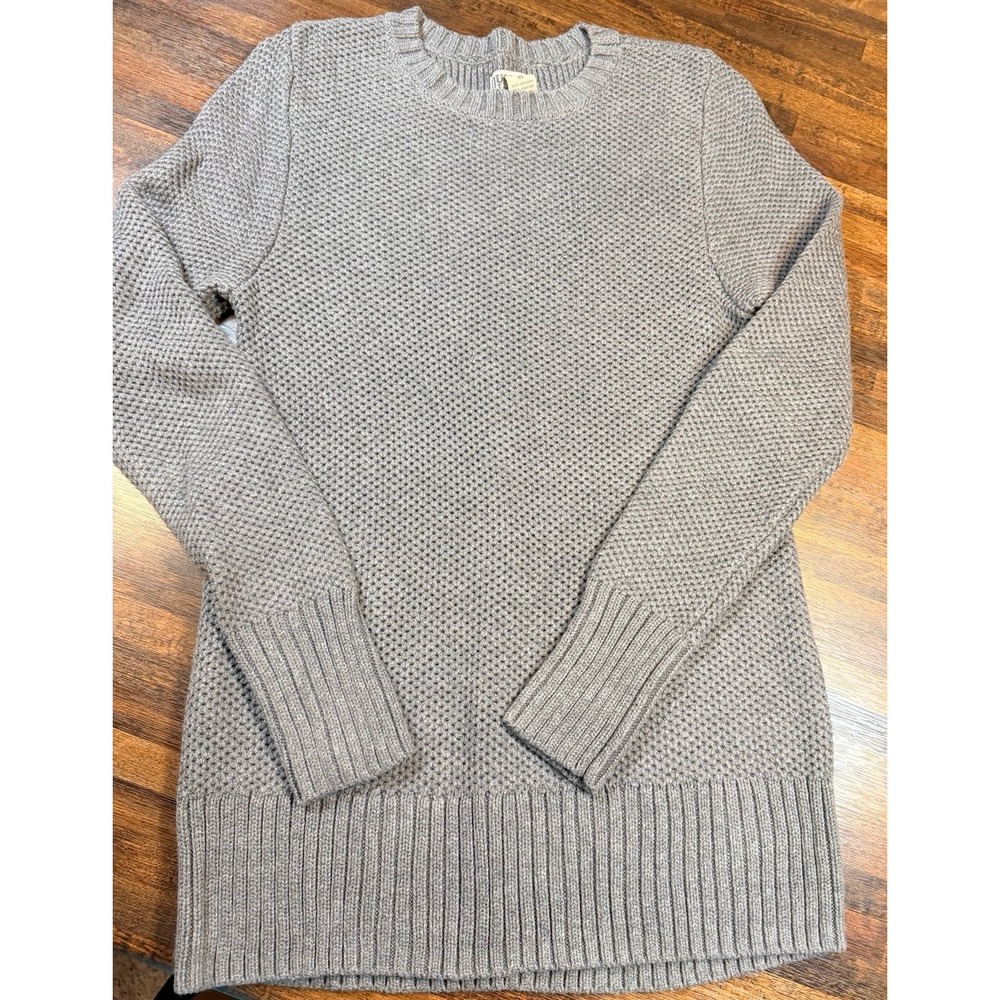 Women's Duluth Gray Crewneck extra long oversized sweater. Sz XS. Comfy cozy